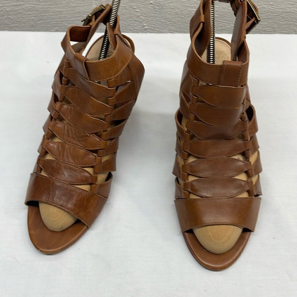 Vince Camuto Elika Huarache Sandal 3.5” Heel Leather